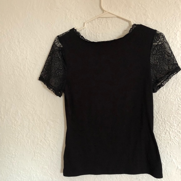 H&M black lace top - Picture 1 of 3
